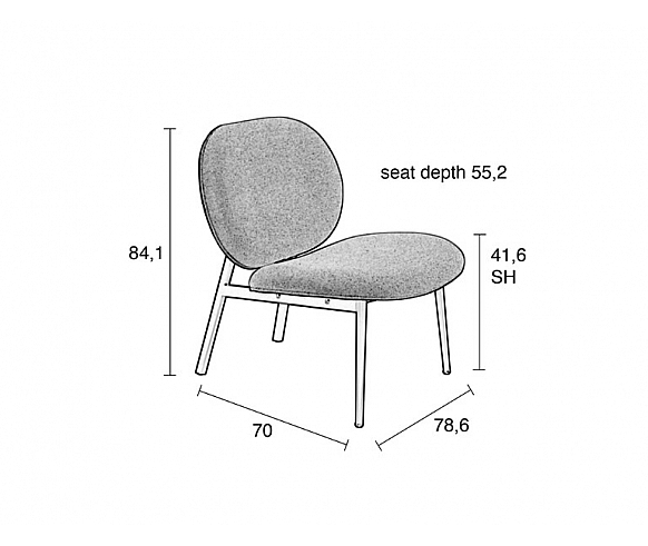 Spike lounge chair